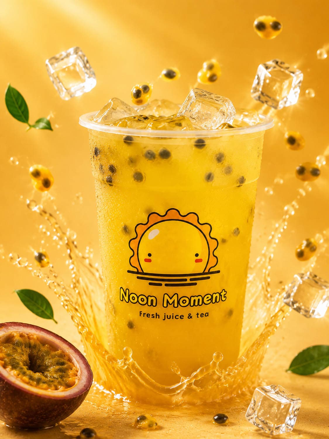 Passion Fruit Ice Tea